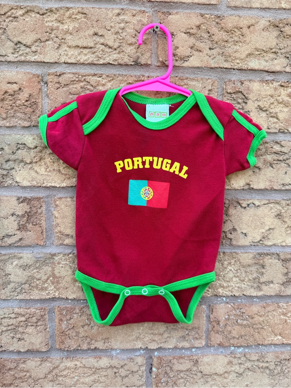 10/$25 • PAM Portugal FIFA Cotton Bodysuit